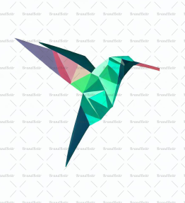 Geometrischer Kolibri